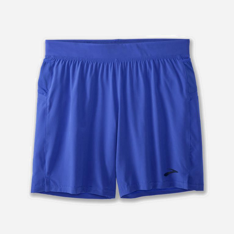 Brooks Sherpa 7 2-In-1 Mens Running Shorts Ireland Amparo Blue (XNTL-96184)